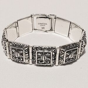 Vintage Cynthia Gale Sterling Silver Bracelet
